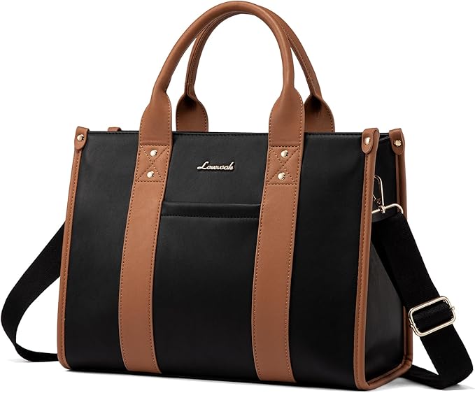 LOVEVOOK Purse for Women PU Leather Tote Bag Purse and Handbags, Satchel Shoulder Crossbody Top Handle Bags with Zipper