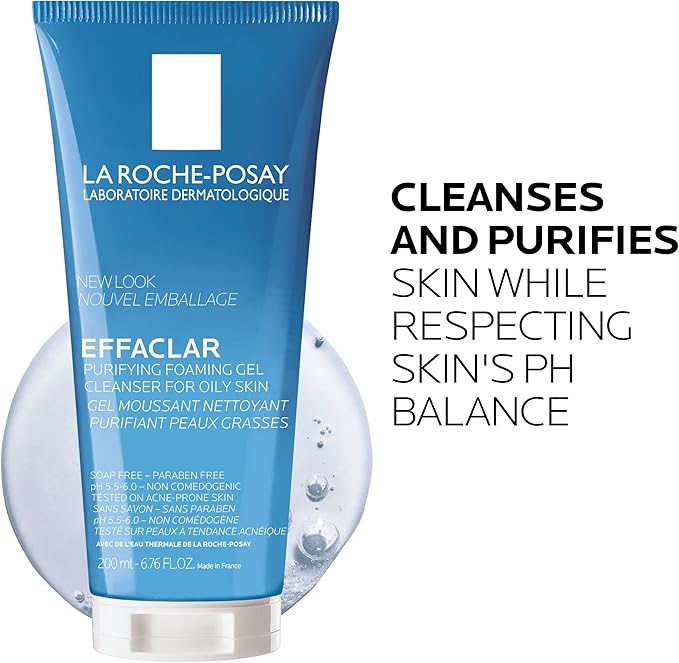 La Roche-Posay Effaclar Acne Purifying Foaming Gel cleanser for Oily Skin Refill